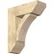 Ekena Millwork Thorton Slat Rough Sawn Bracket w/ Offset Brace, Douglas Fir, 8"W x 22"D x 26"H BKT0806X22X26THR06RDF - alternate 1